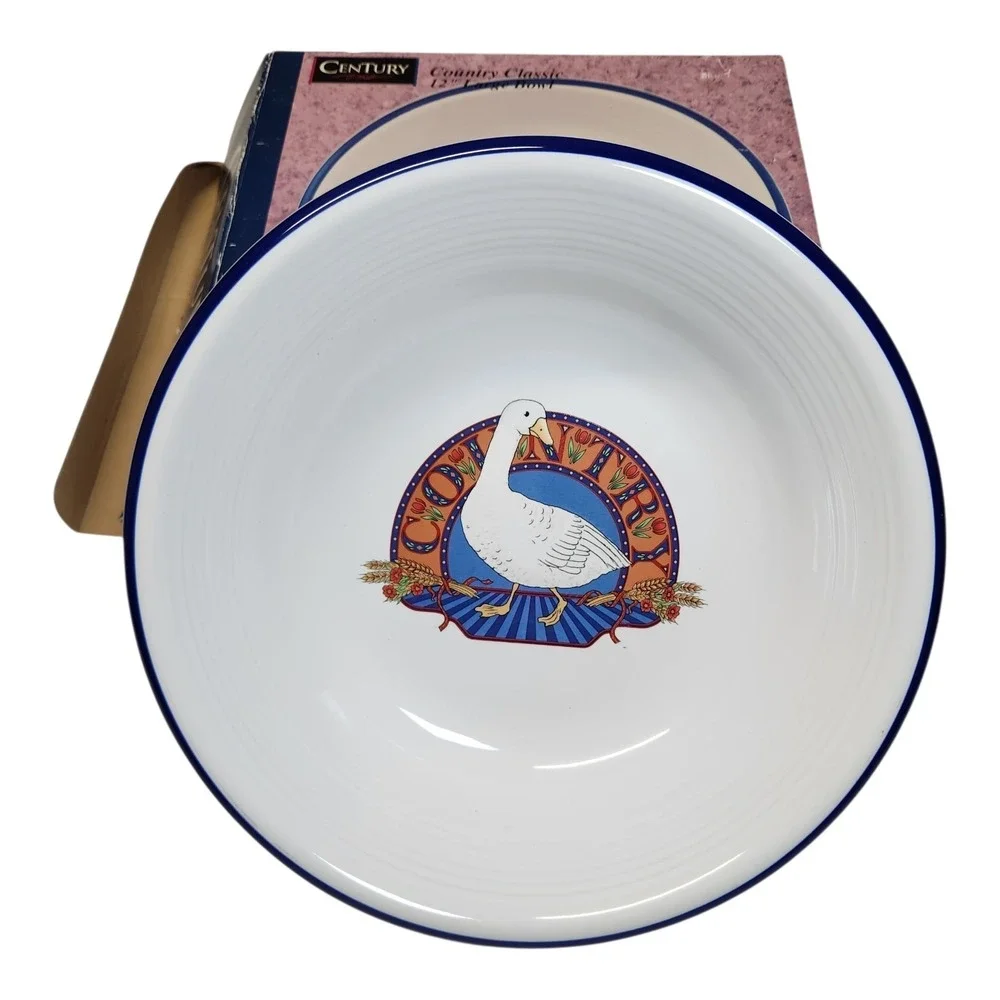 Vintage 1994 Century Stoneware Country Classic Goose 12